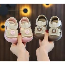 Dép Sandal tập đi cho bé trai, bé gái, chống vấp, đế mềm, êm, chống trơn trượt [size 18 - 23] [801] 2
