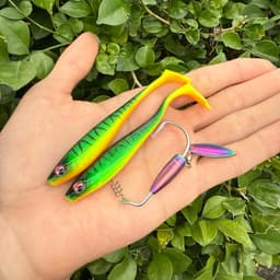 Combo Lưỡi Câu Mồi Mềm AR15 Titan và Mồi Mềm NFF Chính Hãng - Chuyên Câu Cá Lóc, Chẽm, Nheo, Cá Săn Mồi vufishing 4