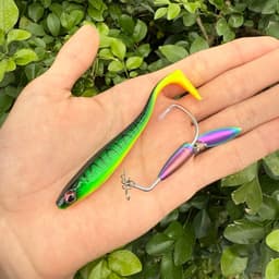 Combo Lưỡi Câu Mồi Mềm AR15 Titan và Mồi Mềm NFF Chính Hãng - Chuyên Câu Cá Lóc, Chẽm, Nheo, Cá Săn Mồi vufishing 3