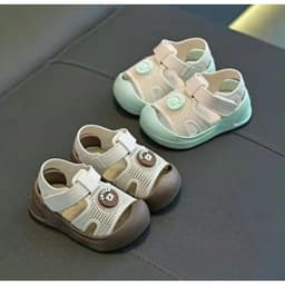 Dép Sandal tập đi cho bé trai, bé gái, chống vấp, đế mềm, êm, chống trơn trượt [size 18 - 23] [801] 3