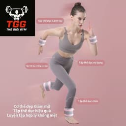 Tạ Đeo Tay TGG Tạ Chân Túi tạ chân dành cho gym Chất Liệu Bột Sắt Mịn Tập Gym Tập Yoga Tại Nhà 2
