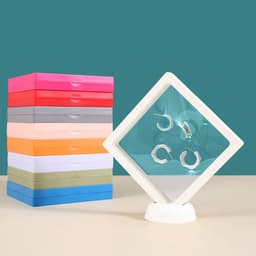 Hộp Đựng Trang Sức Màng PE Trong Suốt, Hộp Trang Sức Mini Trưng Bày Nữ Trang [ Hỏa Tốc HCM ] 6