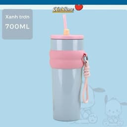 Ly giữ nhiệt Panda 700ml, cốc giữ nhiệt cao cấp có ống hút chất liệu inox 304 giữ nhiệt 8 - 12 tiếng 9