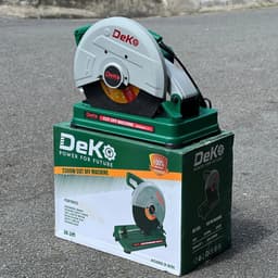 Máy cắt sắt bàn DEKO DK-357, Công suất 2300W, Cắt góc 45 độ, Loại đế dày trọng lượng 13.8Kg 6