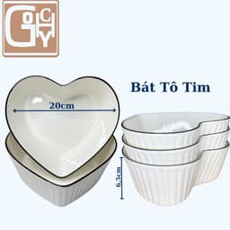 [HANA] Bộ Bát Đĩa 15 Trắng Viền Đen Gốm Sứ Ceramic Cao Cấp sang trọng cho gia đình,decor trang trí nhà ăn hiện đại 6