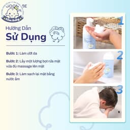 Sữa Rửa Mặt Tạo Bọt Làm Sạch Lành Tính GOONGBE Kids Bubble Facial Cleanser 100ml 7