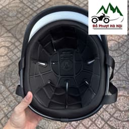 Mũ bảo hiểm nửa đầu kiểu cá heo đang,lưỡi đúc liền có lỗ thông gió trước sau 5
