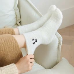 Set 5 Đôi Tất Cao Cổ Len Lông Cừu Dày Dặn Siêu Ấm Phối Họa Tiết Biểu Cảm Dễ Thương Tt46 5