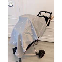 Màn Ôme che muỗi côn trùng nắng mưa cho xe đẩy phong cách Hàn Quốc 2