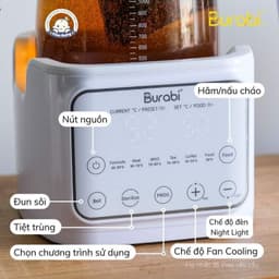 Ấm đun nước siêu tốc thông minh đa chức năng Burabi 4