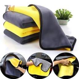 Combo 5 Khăn lau xe Microfiber 3m cao cấp không rụng lông, khăn lau ô tô, xe hơi, xe máy, chuyên dụng siêu thấm hút 5