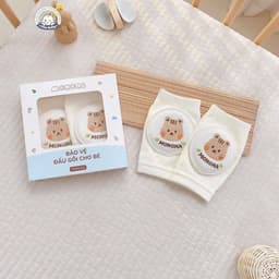 Hộp 2 Đệm Tất Gối Tập Bò Tập Đi Monona Bảo Vệ Đầu Gối Cho Bé Chất Liệu Xuất Hàn Cao Cấp An Toàn 5