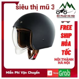 [Giá Huỷ Diệt]Mũ Bảo Hiểm Royal M139 kính âm ,Mũ 3/4 đầu đi Phượt 1