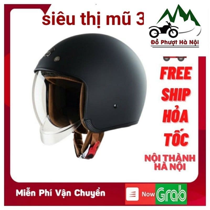 [Giá Huỷ Diệt]Mũ Bảo Hiểm Royal M139 kính âm ,Mũ 3/4 đầu đi Phượt