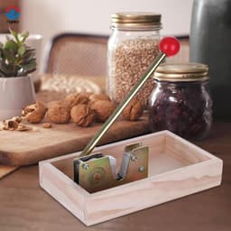 Dụng cụ mở Macadamia Dụng cụ mở hạt dẻ Dụng cụ bóc vỏ Hạt dẻ đa chức năng Kẹp hạt dẻ cho các loại hạt Đai ốc hạng nặng 6