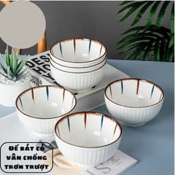 Bộ Bát Đĩa Họa Tiết Phẩy Trúc Gốm Sứ Ceramic Cao Cấp Sang Trọng, Dày Dặn Chịu Nhiệt Tốt Trang Trí bàn ăn hiện đại 5
