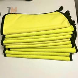 Combo 5 Khăn lau xe Microfiber 3m cao cấp không rụng lông, khăn lau ô tô, xe hơi, xe máy, chuyên dụng siêu thấm hút 8