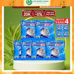 [Mua 6 tặng 4] Combo 10 túi bột tẩy lồng giặt Gochy 150gr - tẩy lồng, vệ sinh máy giặt hiệu quả 1