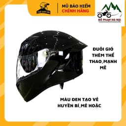 Mũ bảo hiểm fullface Royal M266 2 kính đen nhám,nón bảo hiểm  chính hãng bảo hành 12 tháng 2