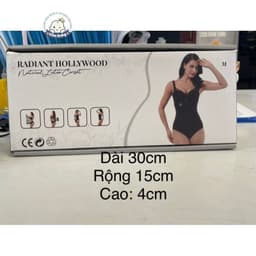 Sale Xả - Đai nịt bụng Natural Latex Corset Radian Hollywood Chính hãng 2
