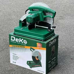 Máy cắt sắt bàn DEKO DK-357, Công suất 2300W, Cắt góc 45 độ, Loại đế dày trọng lượng 13.8Kg 7