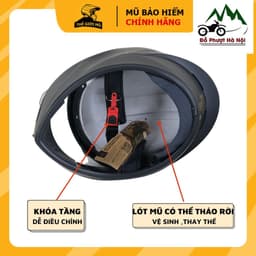Mũ bảo hiểm fullface Royal M266 2 kính đen nhám,nón bảo hiểm  chính hãng bảo hành 12 tháng 5