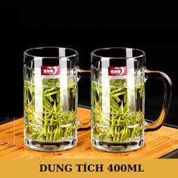 Bộ 6 Cốc Thủy Tinh Uống Bia Hơi Hà Nội, Cốc Thủy Tinh Cỡ Lớn 7