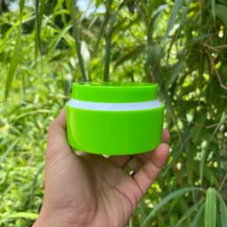 Giá Sỉ 100 Hủ Thân Xanh Viền Trắng - Hủ Nhựa Rỗng - 200gr - Có Nắp Lót Chống Tràn 6