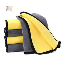 Combo 5 Khăn lau xe Microfiber 3m cao cấp không rụng lông, khăn lau ô tô, xe hơi, xe máy, chuyên dụng siêu thấm hút 9