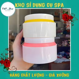 [Combo 10] Hủ nhựa 200gr - Hủ Viền (hủ rỗng - có nắp lót chống tràn) Đựng kem body 1