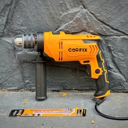 Máy khoan 13ly COOFIX CF-ID008 710W có chức năng khoan tường, bê tông, có chỉnh tốc độ tặng kèm 1 mũi khoan hãng 6