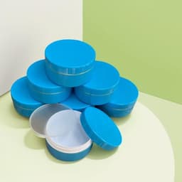 COMBO 100 HỦ NHỰA K200 (200GR) MÀU XANH DƯƠNG - CÓ NẮP LÓT CHỐNG TRÀN 3