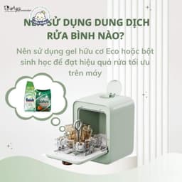 Bột Rửa Bình Sữa chuyên dụng dành cho Máy rửa bình sữa Agii 3