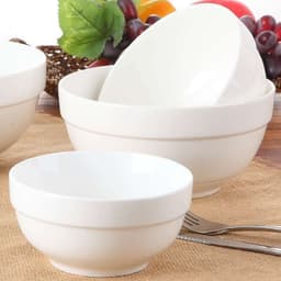 Tô Chén Đĩa Sứ Trắng Trơn Đủ Size ,Bát Đĩa Trắng Mộc Chất Liệu Gốm Sứ Bát Tràng 5