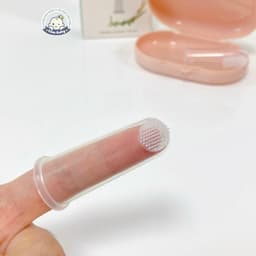 Bàn chải Rơ lưỡi SILICONE kèm cho bé từ 6m chính hãng TGM MADE IN KOREA 4
