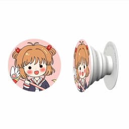 Giá đỡ điện thoại pop socket CARDCAPTOR SAKURA ver Ô CỬA Thủ lĩnh thẻ bài in hình anime manga tiện lợi xinh xắn 1