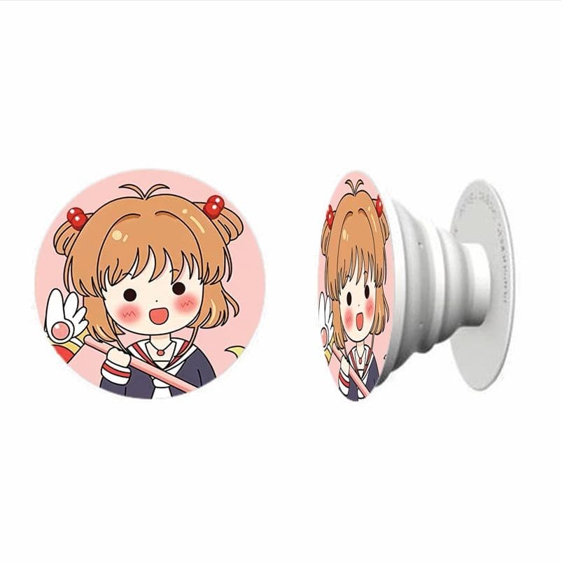 Giá đỡ điện thoại pop socket CARDCAPTOR SAKURA ver Ô CỬA Thủ lĩnh thẻ bài in hình anime manga tiện lợi xinh xắn