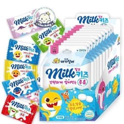 Kẹo Sữa Non CANXI Pinkfong Baby Shark Milk Kids cho bé từ 1 tuổi Hàn Quốc 2