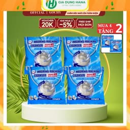 [MUA 4 TẶNG 2 ] Bột Tẩy Vệ Sinh Lồng Máy Giặt Cao Cấp 150g - Giúp Làm Sạch Và Loại Bỏ Cặn Bẩn Hiệu Quả 99% 1