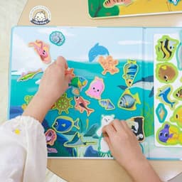 Bộ ghép nam châm theo chủ đề cho bé nội địa Hàn Quốc 1