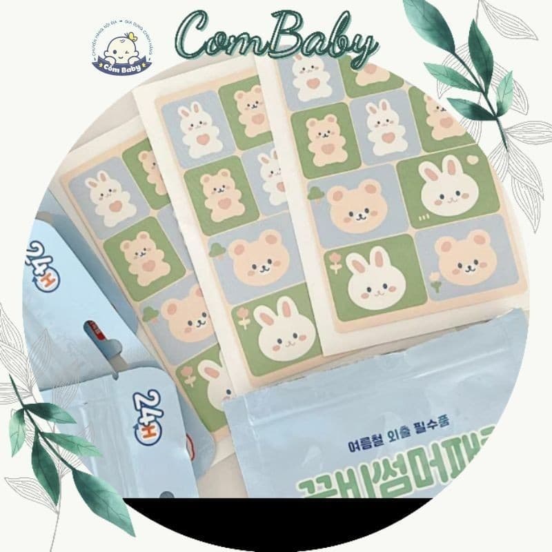 Miếng dán chống muỗi Gumbi hiệu quả đến 24h mùi dễ chịu, dễ bám dính