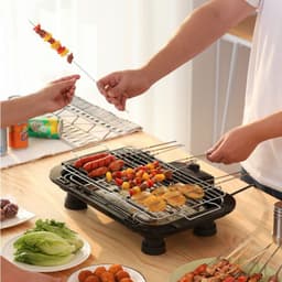 Bếp nướng điện, bếp nướng BBQ không khói cho gia đình, bếp nướng thịt nhỏ điện BBQ Grill-02 8