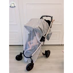 Màn Ôme che muỗi côn trùng nắng mưa cho xe đẩy phong cách Hàn Quốc 3