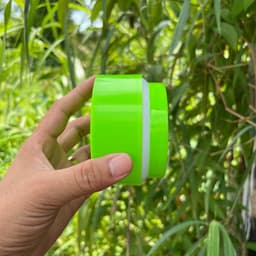 Giá Sỉ 100 Hủ Thân Xanh Viền Trắng - Hủ Nhựa Rỗng - 200gr - Có Nắp Lót Chống Tràn 5