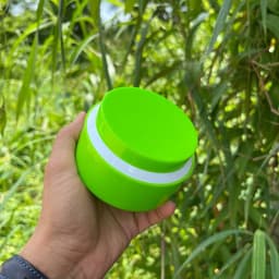 Giá Sỉ 100 Hủ Thân Xanh Viền Trắng - Hủ Nhựa Rỗng - 200gr - Có Nắp Lót Chống Tràn 7