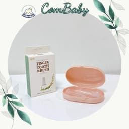 Bàn chải Rơ lưỡi SILICONE kèm cho bé từ 6m chính hãng TGM MADE IN KOREA 1