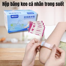 Băng dán vết thương mini kháng khuẩn – Combo 120 miếng, ít thấm nước, dùng hằng ngày 1