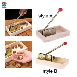Dụng cụ mở Macadamia Dụng cụ mở hạt dẻ Dụng cụ bóc vỏ Hạt dẻ đa chức năng Kẹp hạt dẻ cho các loại hạt Đai ốc hạng nặng 1