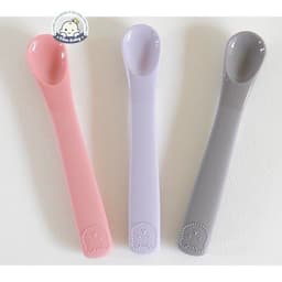 Thìa ăn dặm Kèm Hộp báo nóng BONBON DAILYLIKE 100% SILICON HÀN QUỐC 2