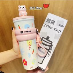Ly giữ nhiệt Panda 700ml, cốc giữ nhiệt cao cấp có ống hút chất liệu inox 304 giữ nhiệt 8 - 12 tiếng 3